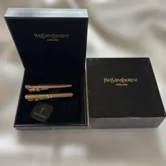 Yves Saint Laurent ネクタイピン 2点セット　専用ケース付き