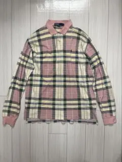 希少☆ ラルフローレン 長袖ポロシャツ USA オーバーサイズ