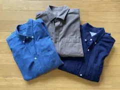 無印　シャツ　3枚セット