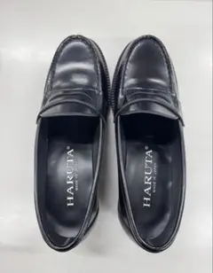 HARUTA ブラック ローファー 24.5cm