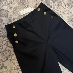 GU マリンワイドパンツ ネイビー XL 新品
