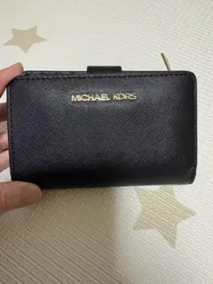 MICHAEL KORS ブラック 二つ折り財布