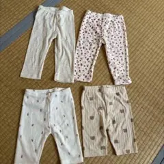 ベビー　キッズ　レギンス4点セット　90