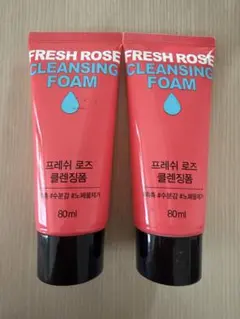 FRESH ROSE CLEANSING FOAM 80ml ×2本 新品未使用のサムネイル