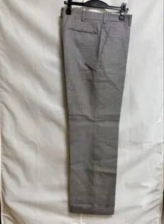 【美品】ゴルフ パンツグレー チェック柄 サントリー
