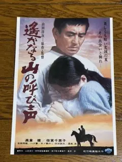 遙かなる山の呼び声　映画チラシ　フライヤー　（昭和）