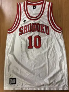 スラムダンク　桜木花道　ユニフォーム　デサント製　新品未使用タグ付き スラムダンク SLAM DUNK 湘北 デサント製 ユニフォーム 桜木花道