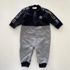MONCLER モンクレール ロンパース ネイビー グレー ベビー