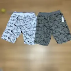 新品 ショートパンツ 2枚セット 総柄のサムネイル