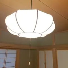 径58㎝楕円形和紙提灯照明3灯具付き - メルカリ