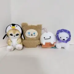 ぬいぐるみ　マスコット　まとめ売り　4点