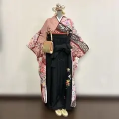 卒業式 成人式 振袖 袴セット袴(紐下95㌢)159〜164㌢ ブーツ＋10㌢可 