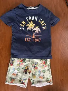 H&M Tシャツとショートパンツセット
