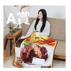 セブンイレブン　ハッピーくじ　金のハンバーグブランケット　A賞