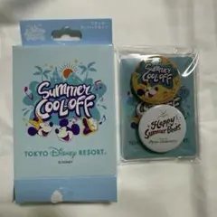 ディズニー＆ミセスグリーンアップルコラボ　ステッカー缶バッジセット