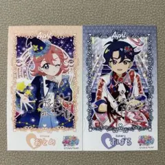 ひみつのアイプリ ブロマイド風ステッカー おとめ すばる シール