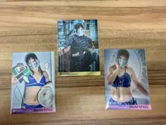 女子プロレス　マリーゴールド　トレーディングカード　ザレディAI トレカ　3枚のサムネイル