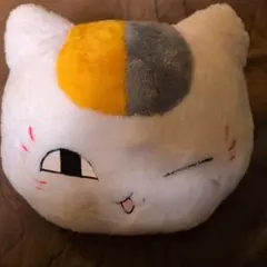 夏目友人帳 ニャンコ先生顔型ぬいぐるみ ウィンクver.