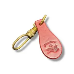 IL BISONTE イルビゾンテ キーリング レザー レッド 定価9,900円