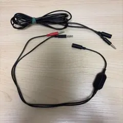 헤드셋과 마이크를 연결하기 위한 스테레오 미니 플러그 변환 케이블 정크