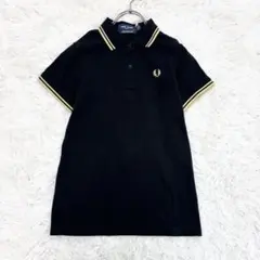 未使用　現行　G12 英国製　フレッドペリー　ポロシャツ　半袖　40 L 黒　金 The Fred Perry Shirt - G12(8 157：BLACK / CHAMPAGNE): | FRED PERRY