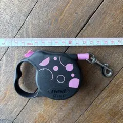 flexi MINI 伸縮リード ブラック ピンク