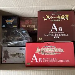 未使用未開封6点：ワンピース フィギュア ルフィ ロジャー カイドウ ウタ 等