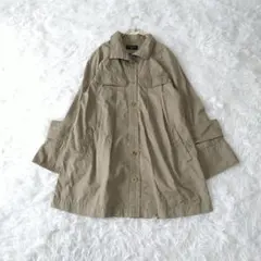 MERVEILLE H. 2way洗えるトレンチコートグレージュ羽織のサムネイル