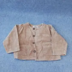 長袖　アウター　薄茶　95cm　カーディガン　ジャケット