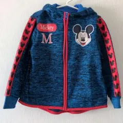 ミッキー フード付きパーカー 100cm