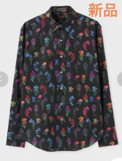 Paul Smith COLLECTION ネオンフローラル プリントシャツ