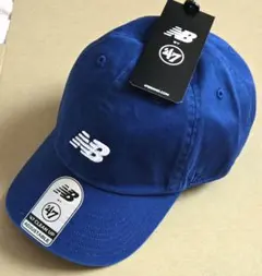 New Balance　’47　カジュアルキャップ　ブルー　ユニセックス　新品のサムネイル