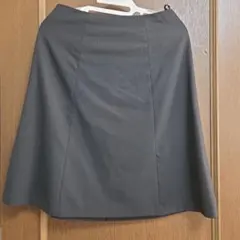 【断捨離品】COMME CA ISM 黒 ひざ丈スカート サイズ9