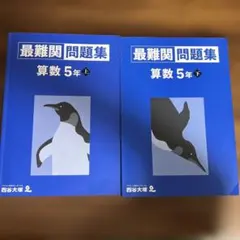 最難関問題集 算数 5年 上・下巻セット