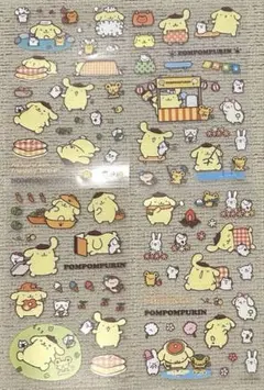 サンリオ プリン クリアシール4枚セット 新品未使用 ①