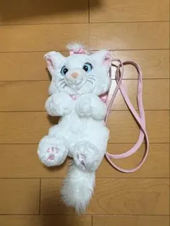ディズニー　マリーちゃん　ぬいぐるみショルダーバッグ