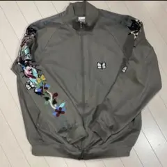 CHAOS EMBROIDERY SUEDE TRACK JACKET