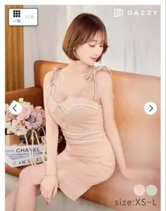 ピンク タイトドレス