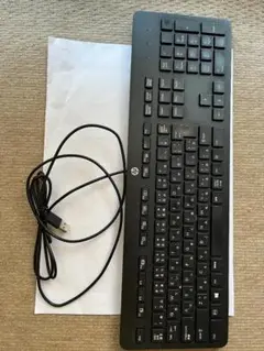 HP USB接続 フルサイズキーボード ブラック 2個