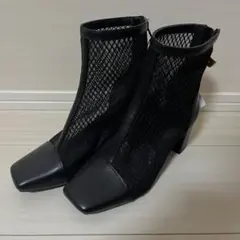 【未使用/タグ付き】GU‪ ジーユー　シアーブーツ　Sのサムネイル