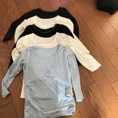 UNIQLO 長袖アンダーシャツ 5枚セット 100cm