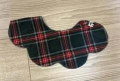 コニー　クリスマス限定　ホリデー　スタイ　よだれかけ　グリーンタータンチェック
