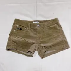 2【GUILD PRIME】コーデュロイ　ショートパンツ　ブラウン　日本製