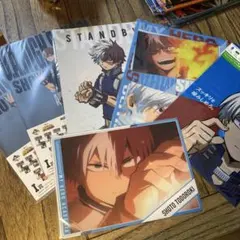 ヒロアカ　クリアファイルセット　轟焦凍