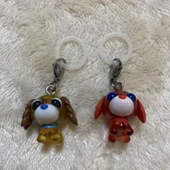 お茶犬 めじるしアクセサリー 2個セット