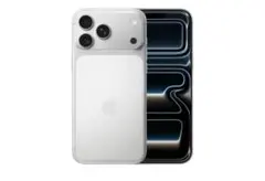 iPhone15Pro用シルバーケース