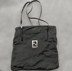FENDI 2way ハンドバッグ 編み込み ブラック レザー 冠婚葬祭 - メルカリ