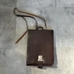 林 金市 作 CORDVAN コードバン コードヴァン ショルダーバッグ　鍵付 林 金市 作 CORDVAN コードバン コードヴァン ショルダーバッグ 鍵付