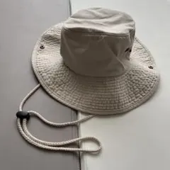 newhattan アウトドアハット S/M ベージュ コットン100%