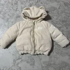 BURBERRY フード付きアウター 18-24M アイボリー